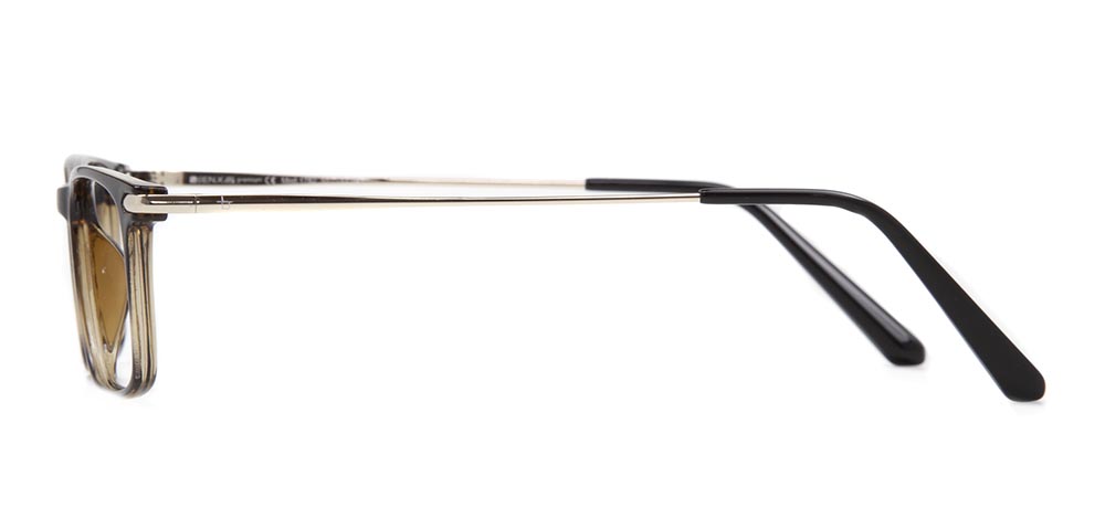 BENX PREMIUM Eyeglasses Teenage Man,Woman,Unisex Rectangular Full-Rimmed Grilamid (TR90) Unfiltered BXPRM 1782-DM05